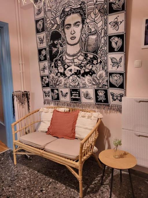 Viva La Frida Boho Apartment In Central Atenas Exterior foto